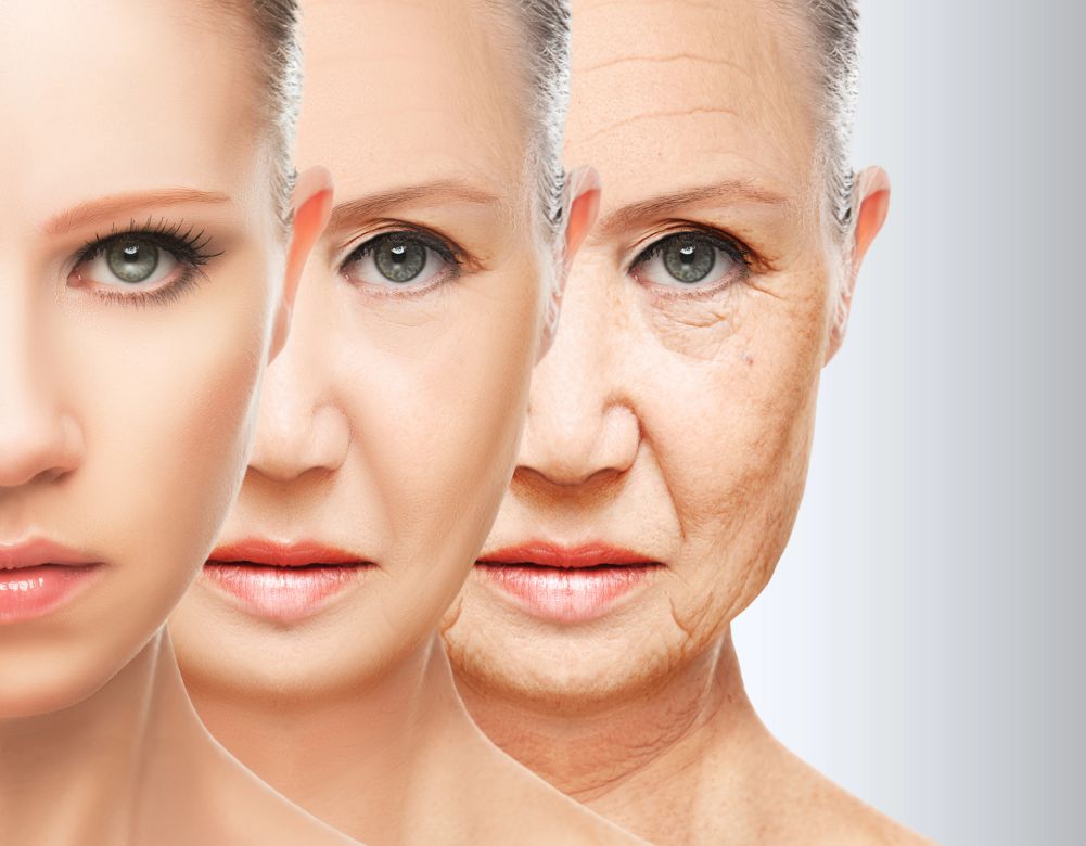 etiologies of aging face